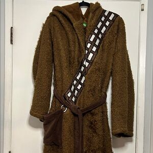 Star Wars Chewbacca Adult Hooded Bath Robe Cosplay One Size